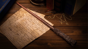  Tzes varzsplca (Harry Potter stlus - Spellcaster dizjn) / Fireball Wand