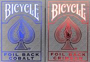  Bicycle Cobalt s Crimson Luxe krtyacsomagok / Foil back - Duopakk