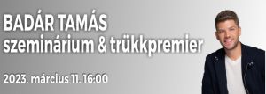  Badr Tams - Szeminrium belpjegy