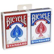 Bicycle Bicycle Rider Back Standard Gold kártyacsomagok - Duopakk (1 piros + 1 kék)
