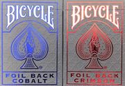 Bicycle Cobalt s Crimson Luxe krtyacsomagok / Foil back - Duopakk