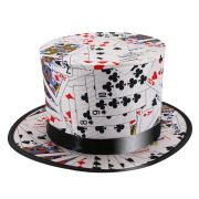 Difatta Magic sszecsukhat, krtyamints cilinder titkos zsebbel / Folding Top Hat with Secret Pocket - Cards
